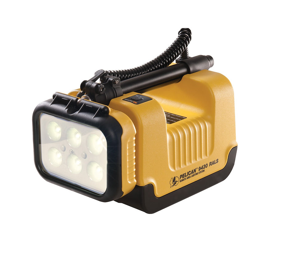 Svítilna PELI RALS 9430 žlutá nabíjecí