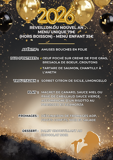 Affiche flyer célébration soirée réveillon nouvel an festif moderne illustratif doré or no