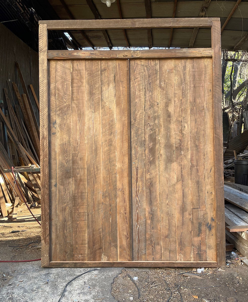 Miniatura: Puertas de exterior de Pinotea semi rústicas o pulidas