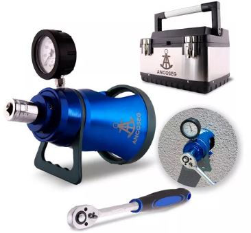 Miniatura: dinamômetro para teste de ancoragens