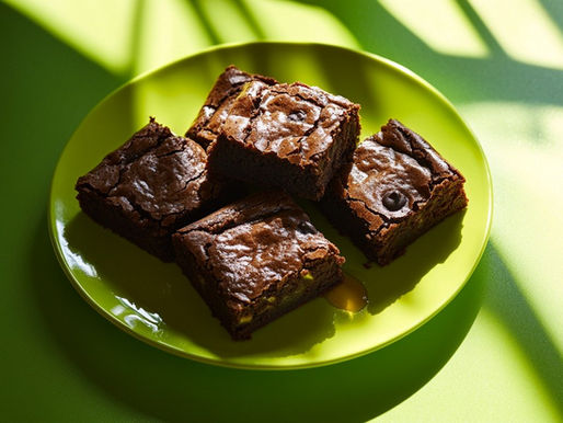 Brownie proteic cu ciocolată neagră și fructe de pădure, rețetă Bloomplate