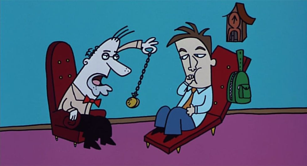 Séance d'hypnose dans "Monkey Bone", le troisième film d'Henry Selick.