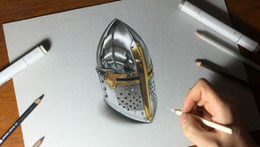 Tutorial di disegno: Come disegnare un elmo medievale