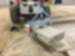 Steinzange Einsatz Bagger