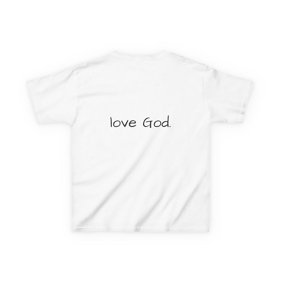 Thumbnail: 'love God.' - Kids T-Shirt —  Various Colors