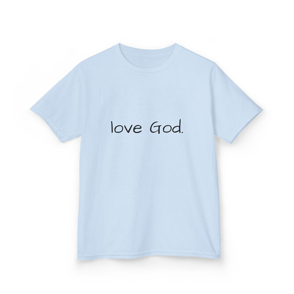 Thumbnail: 'love God.' - Kids T-Shirt —  Various Colors