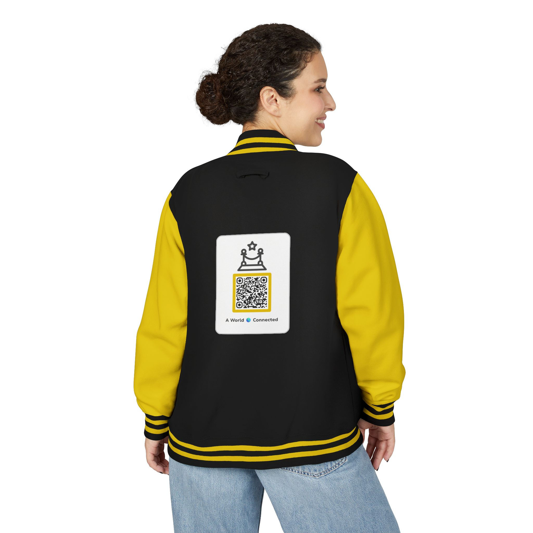 A World Connected - Varsity Letterman Jacket — (Various Colors)