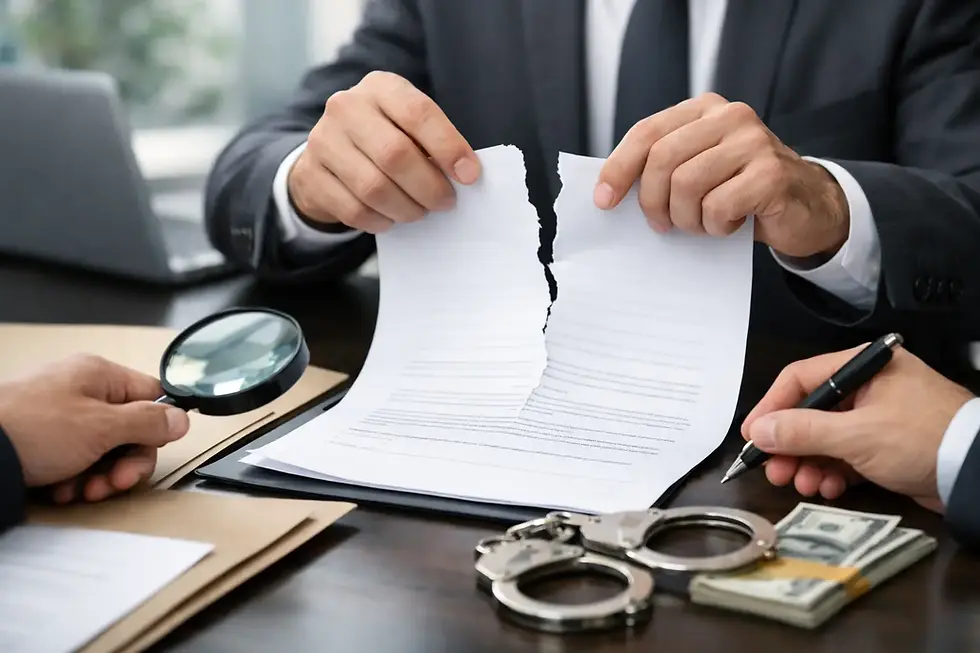 Como prevenir fraude contratual empresarial