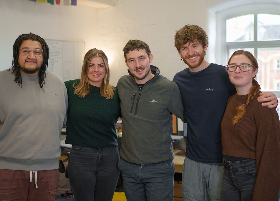 The JHP Visuals Prodcution Team in their glasgow office