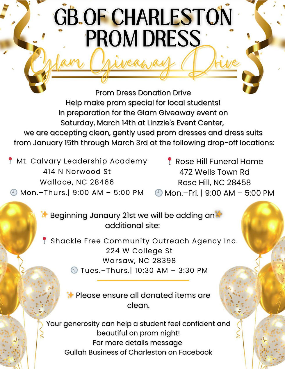 Glam Giveaway Drive 👗👔👞✨✨