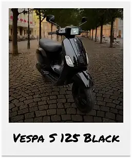 Vespa S 125 Black