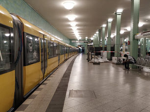 Alexanderplatz station, where most visitors arrive before walking into central Berlin.