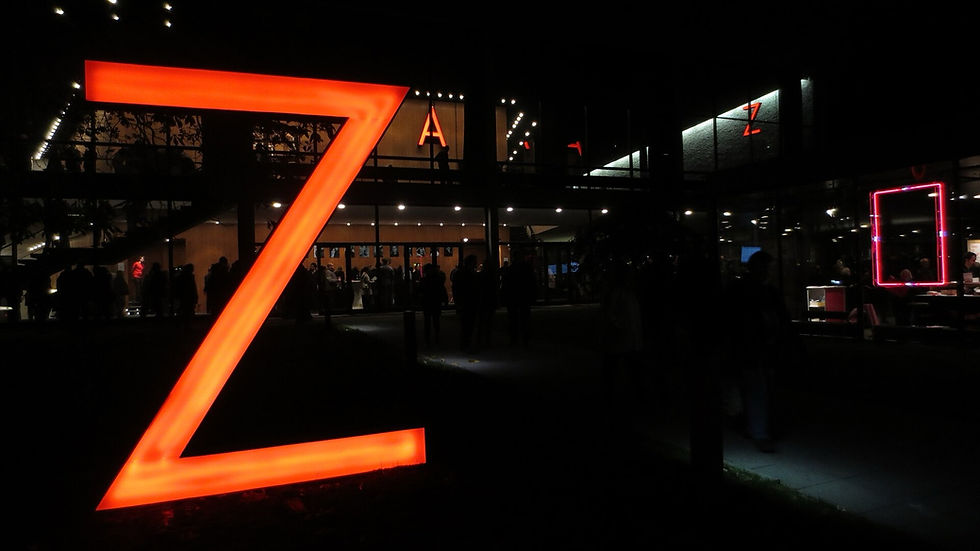 Forecourt of Haus der Berliner Festspiele during the 49th Berlin Jazz Fest in 2013.