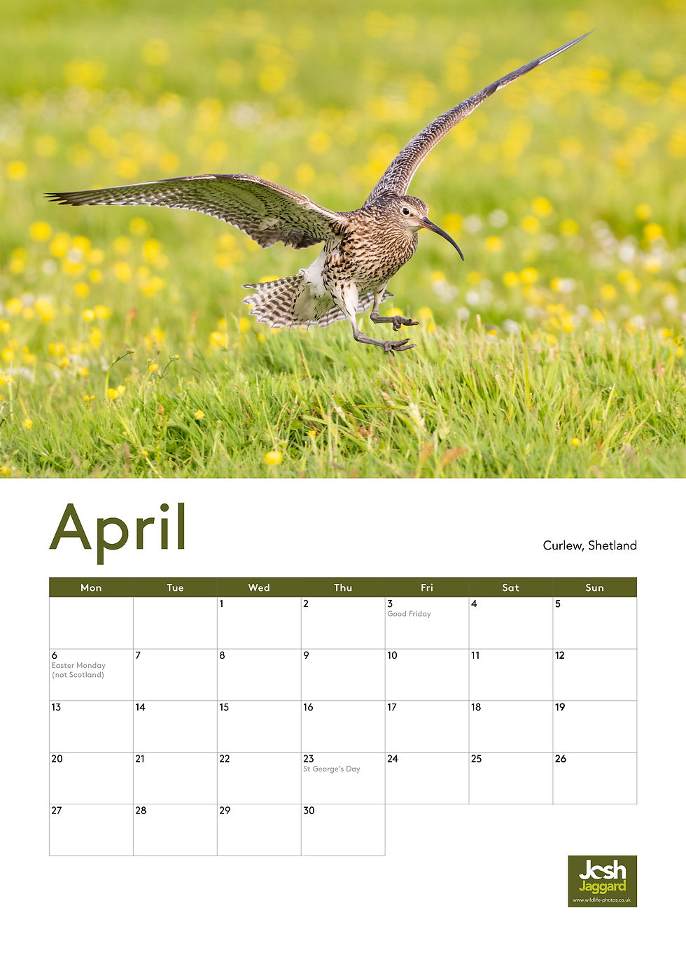 Thumbnail: 2026 Wildlife Calendar - Large A3