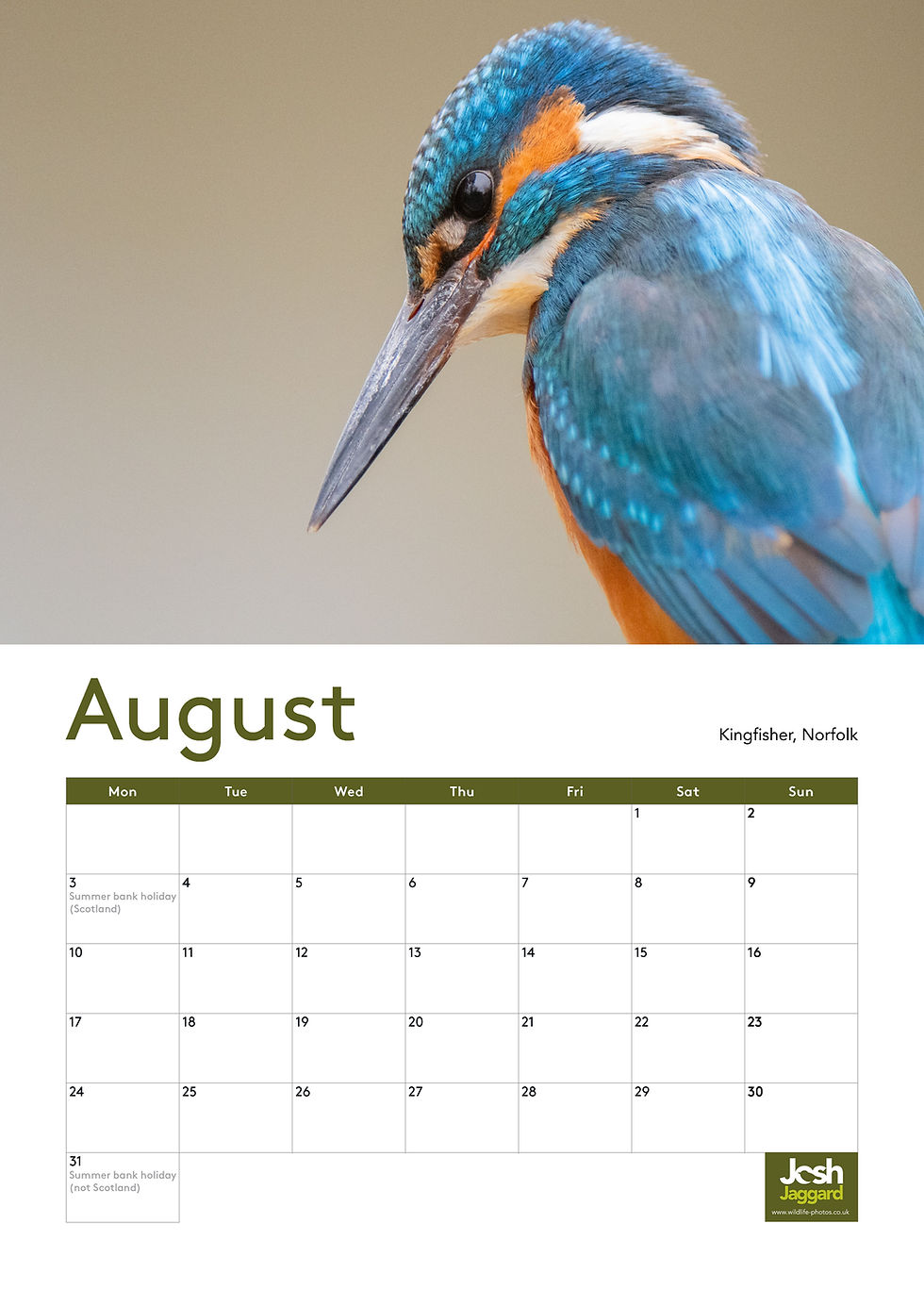 Thumbnail: 2026 Wildlife Calendar - Large A3