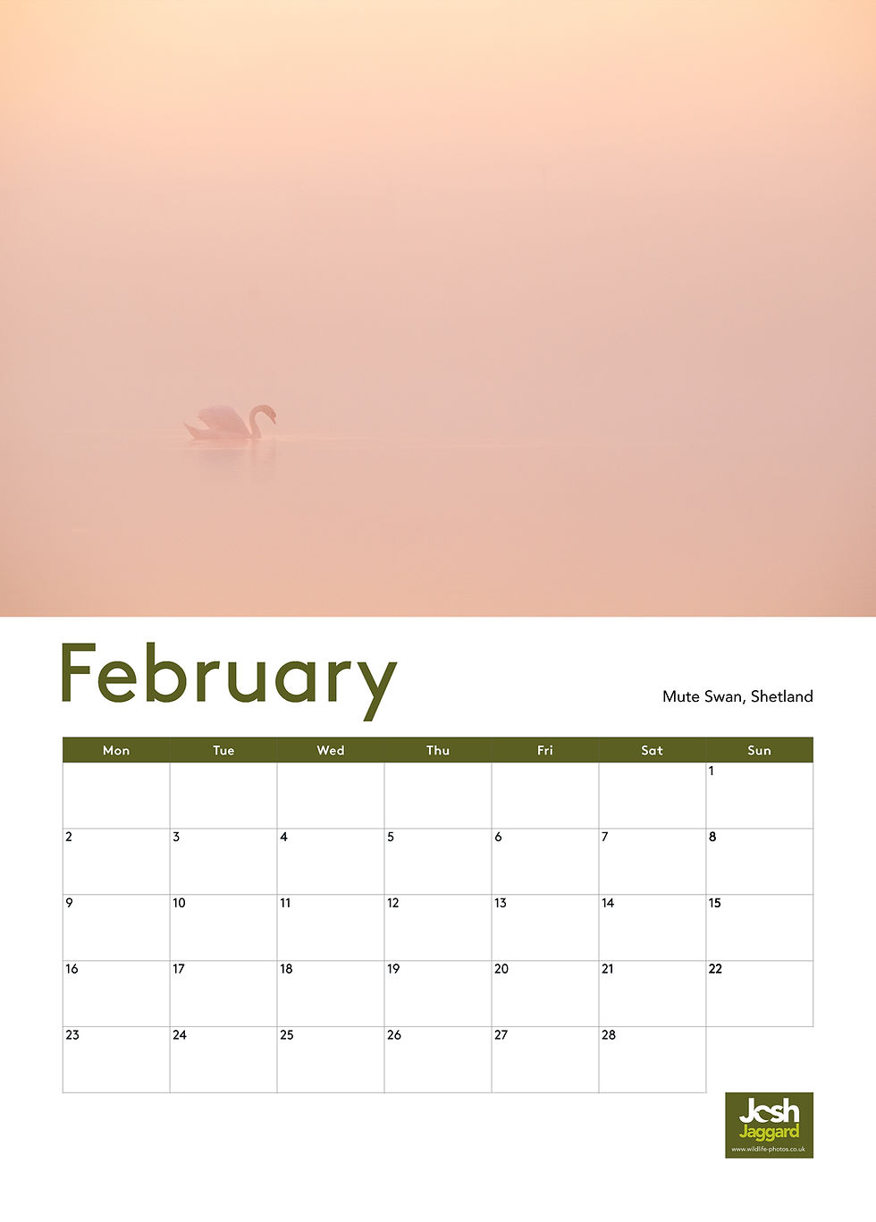 Thumbnail: 2026 Wildlife Calendar - Large A3