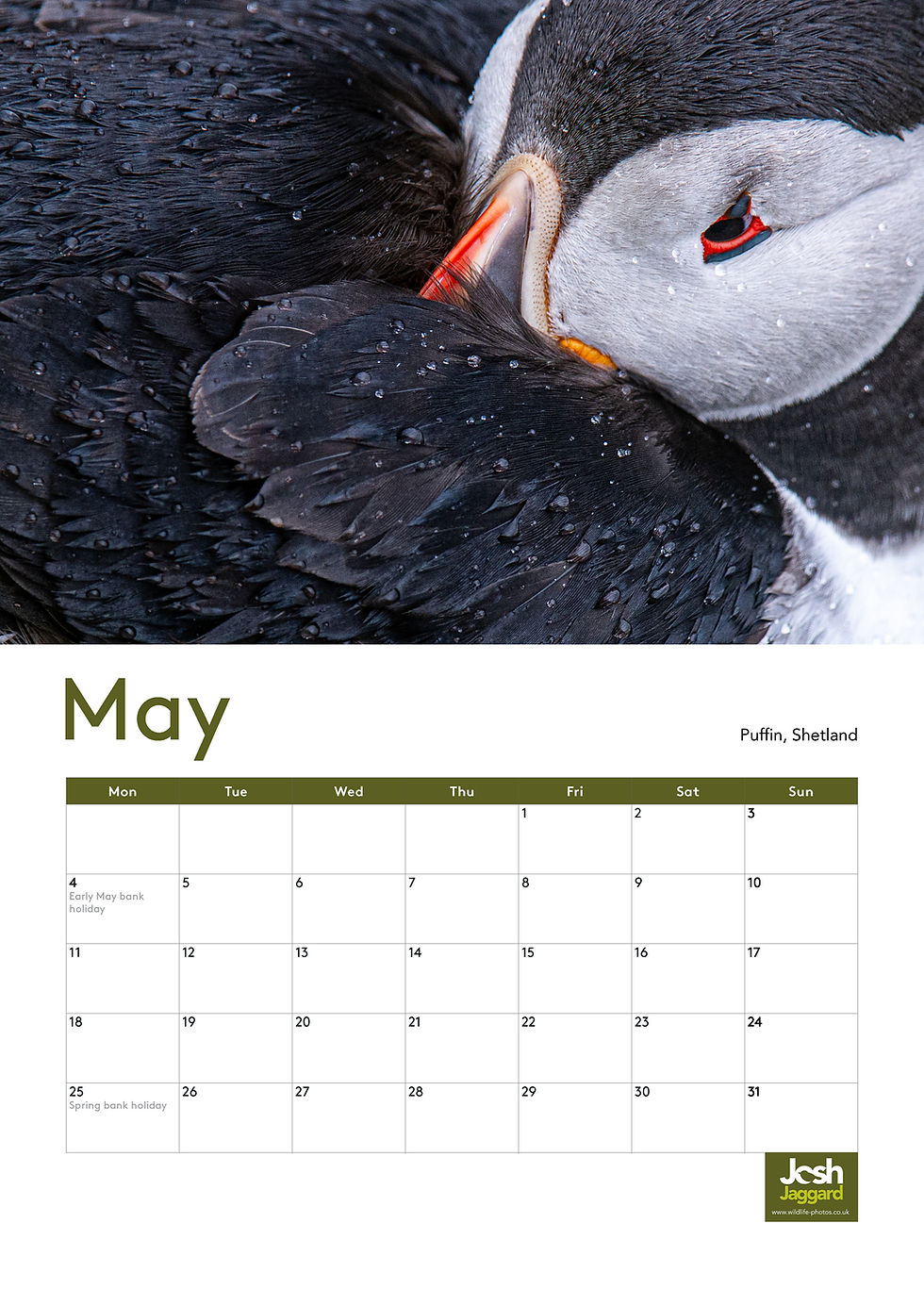 Thumbnail: 2026 Wildlife Calendar - Large A3