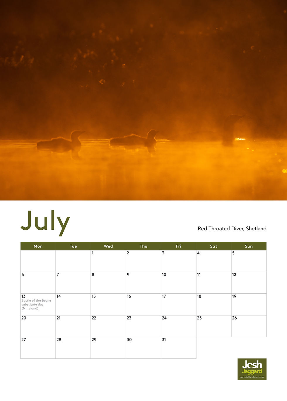 Thumbnail: 2026 Wildlife Calendar - Large A3