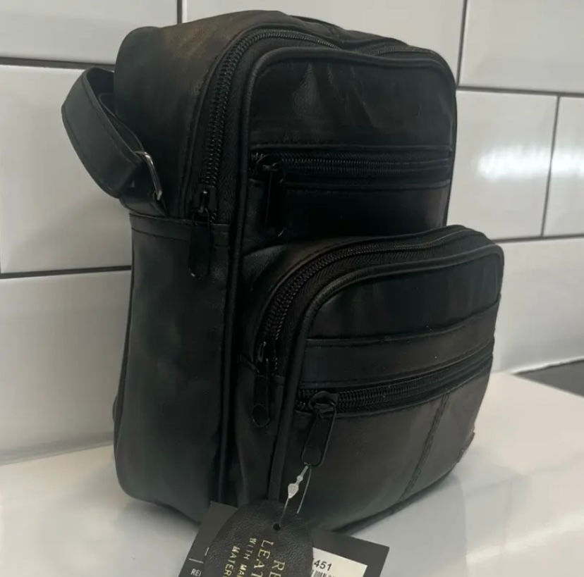 Thumbnail: Nappa Leather Multi Zip Bag