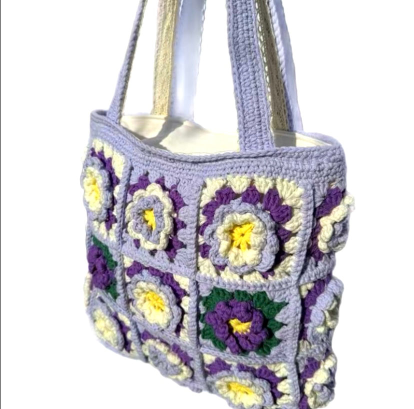 Thumbnail: Handmade Crochet Finished Shoulder Bag