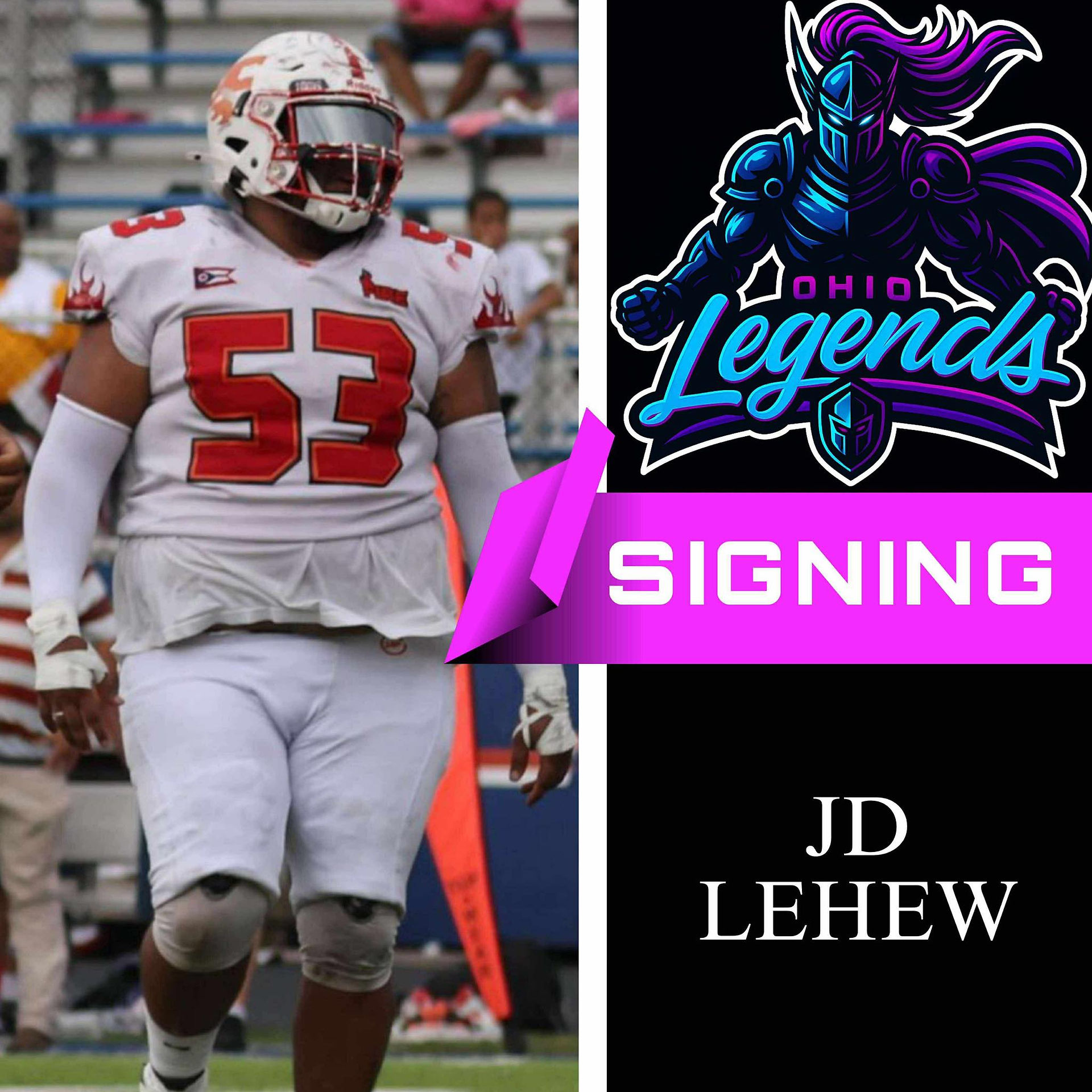 JD Lehew Ohio Legends