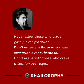 Be selective in people choices...