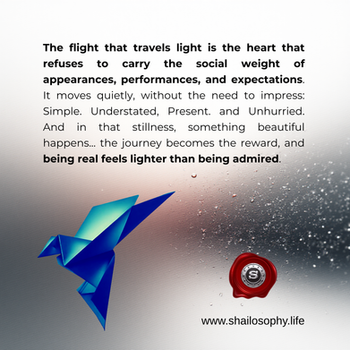 The flight of freedom...