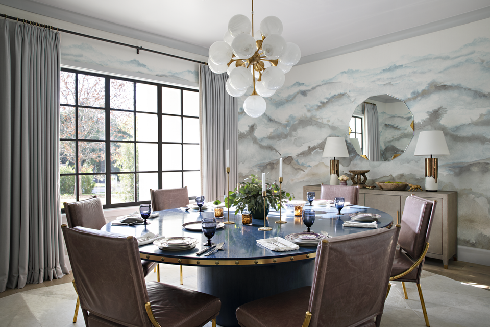 Cameron Design Interior Design and Decorating the dining room at our Austin Project