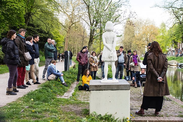 Wandeling Wordbites bij tentoonstelling 100 jaar Pieter d'Hont