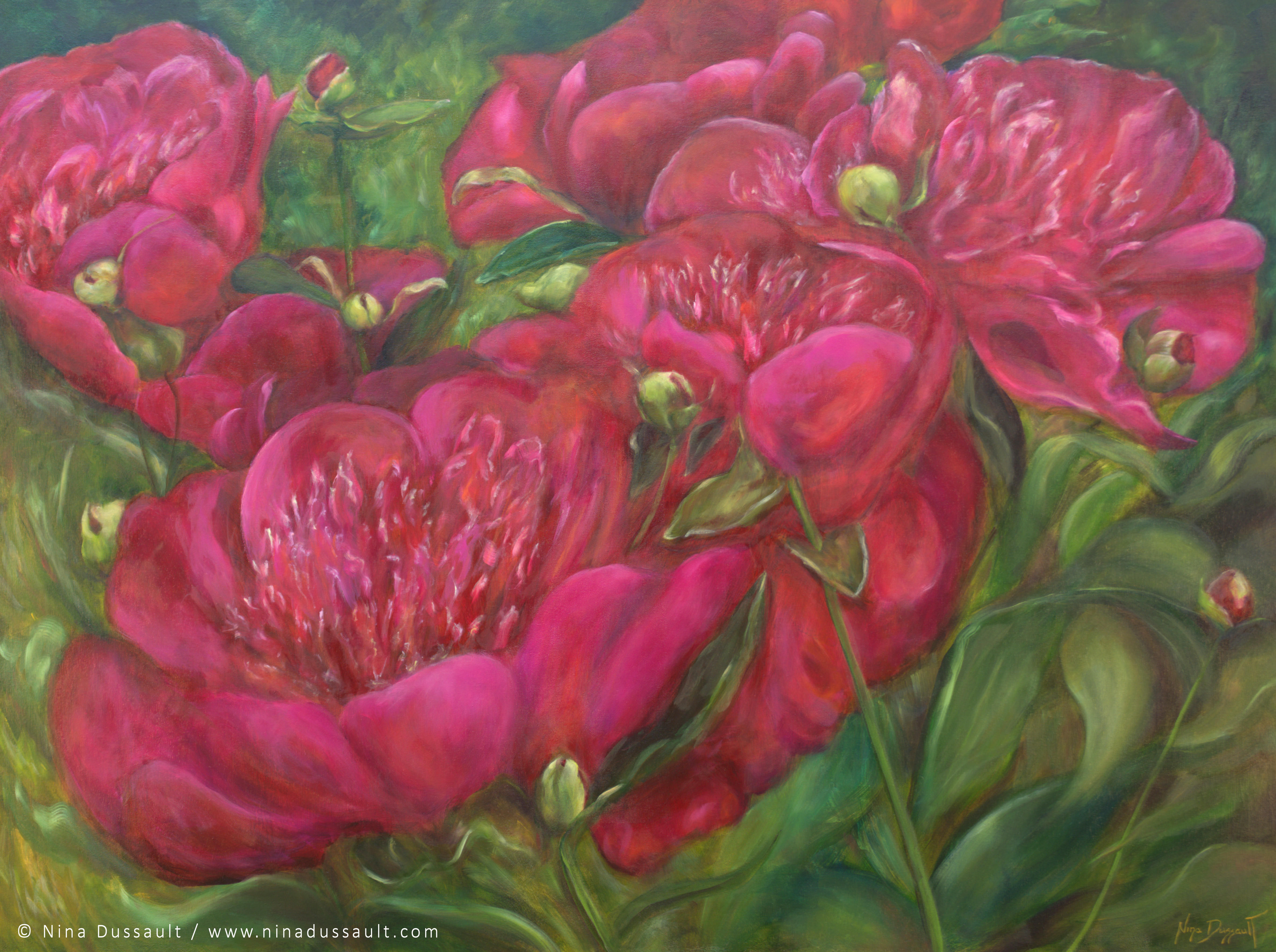 Belles éphémères - 36po x 48po