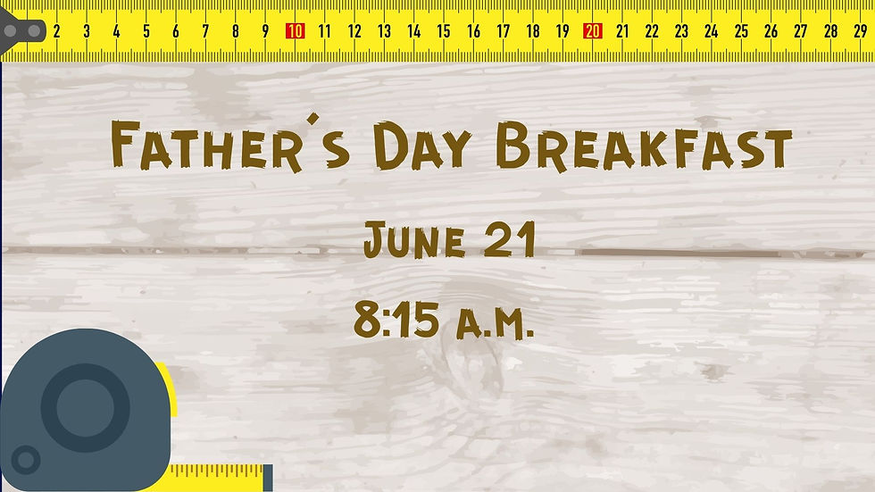 Father's Day Breakfast