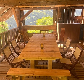 Terrasse de travail extérieure