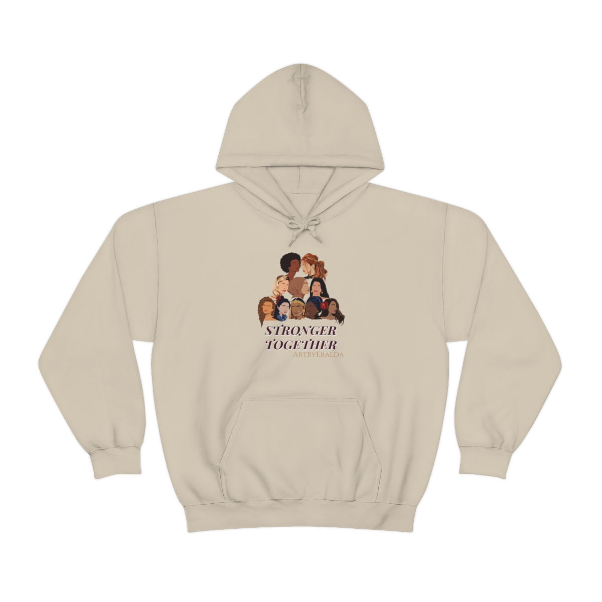 Women Empowerment "Stronger Together" Hoodie (Various Color Choices)