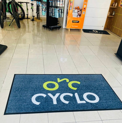 Indoor Washable Logo Mats Cyprus 7 Cyclo