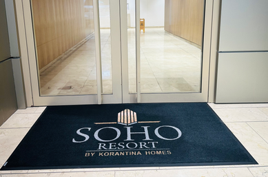 Indoor Washable Logo Mats Cyprus 3 Soho Resort