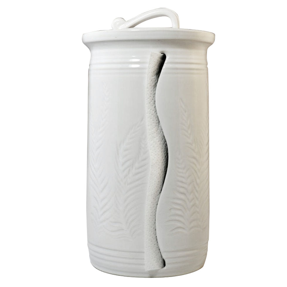 Arctic White | Carved Leaves Design