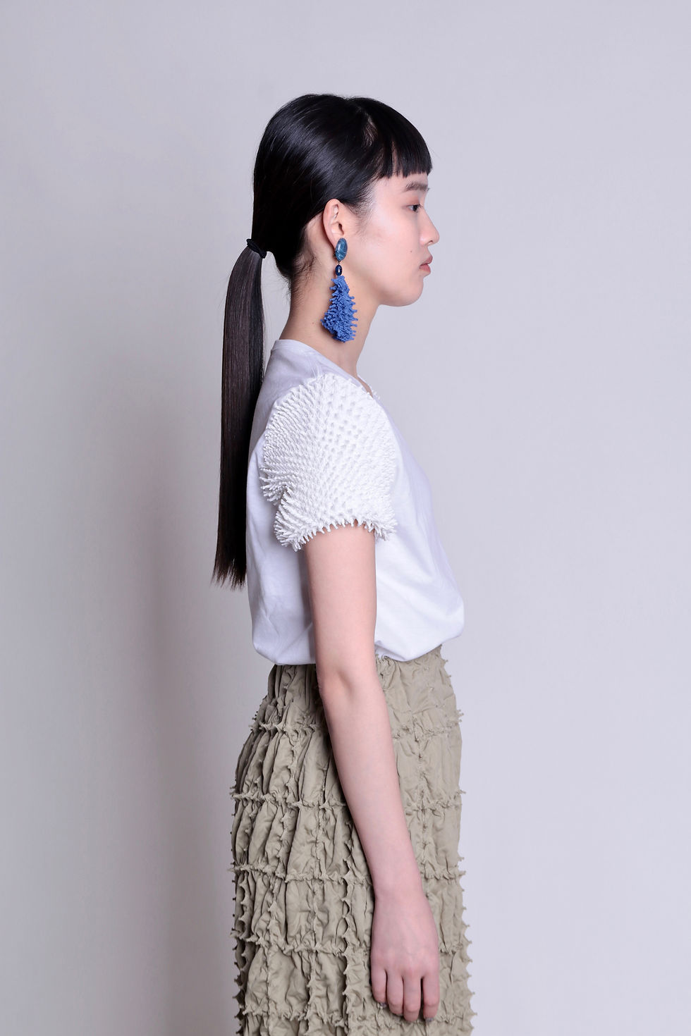 サムネイル： kumo sleeve T-shirt 
