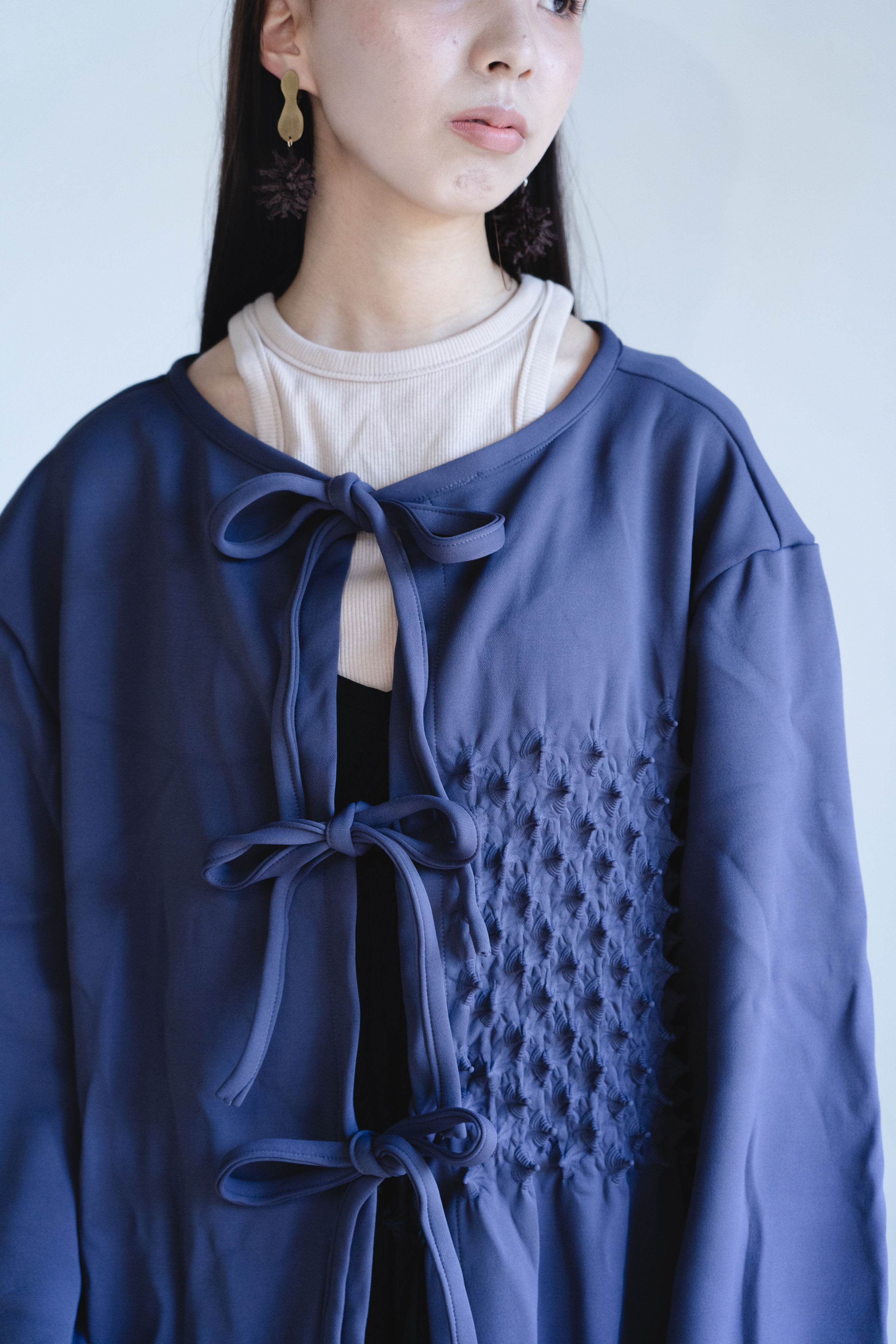 kumo block insideout cardigan