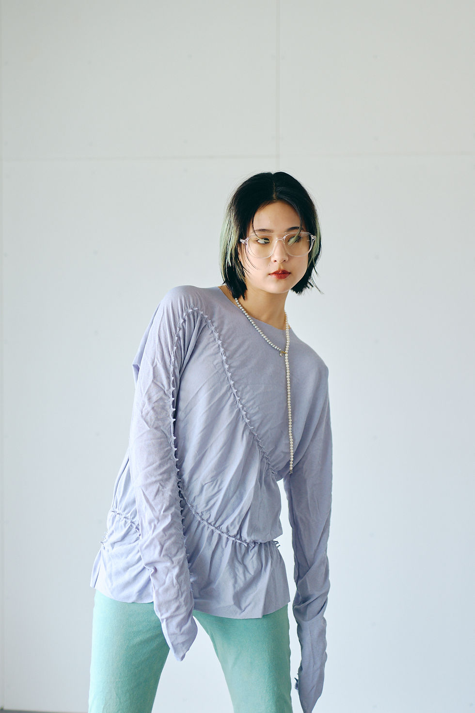 サムネイル： kumo uneri long sleeves