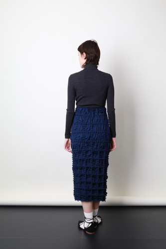 kumo block check skirt | cucuri