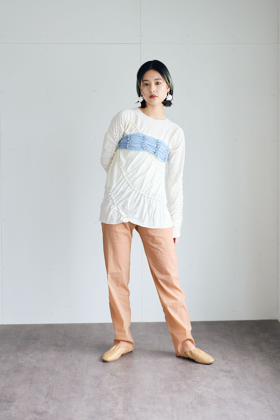 サムネイル： kumo uneri long sleeves