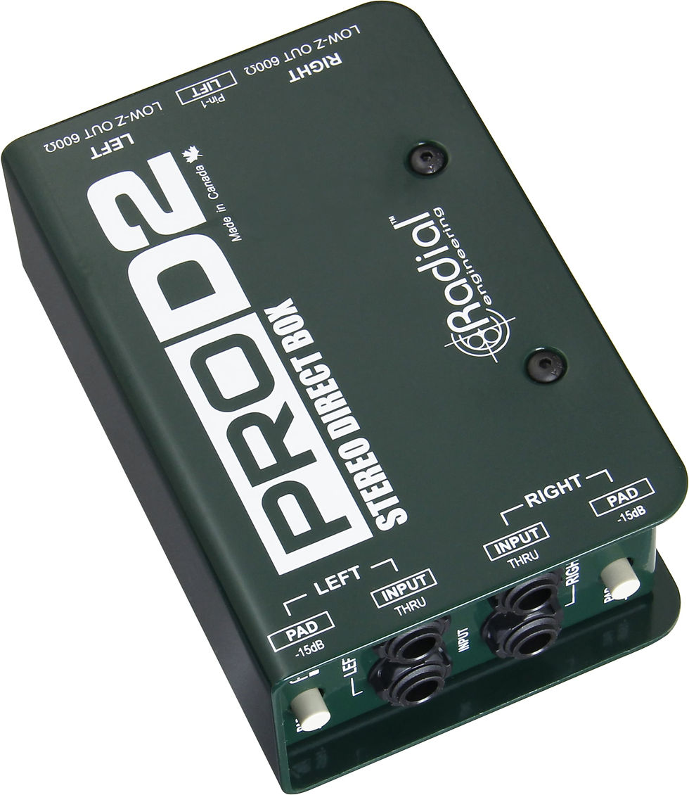Thumbnail: Radial Pro D2 Stereo D.I. Box