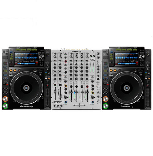 Pioneer CDJ-2000 Nexus 2 & Xone:96 DJ Mixer Pack | Camperdown Sound