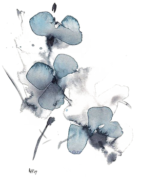 pnghut_watercolour-flowers-watercolor-painting-printmaking-art-blue.png