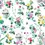 Miniature : Papier peint floral coloré