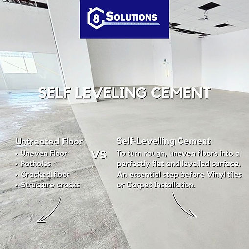 Self Levelling cement screed Singapore