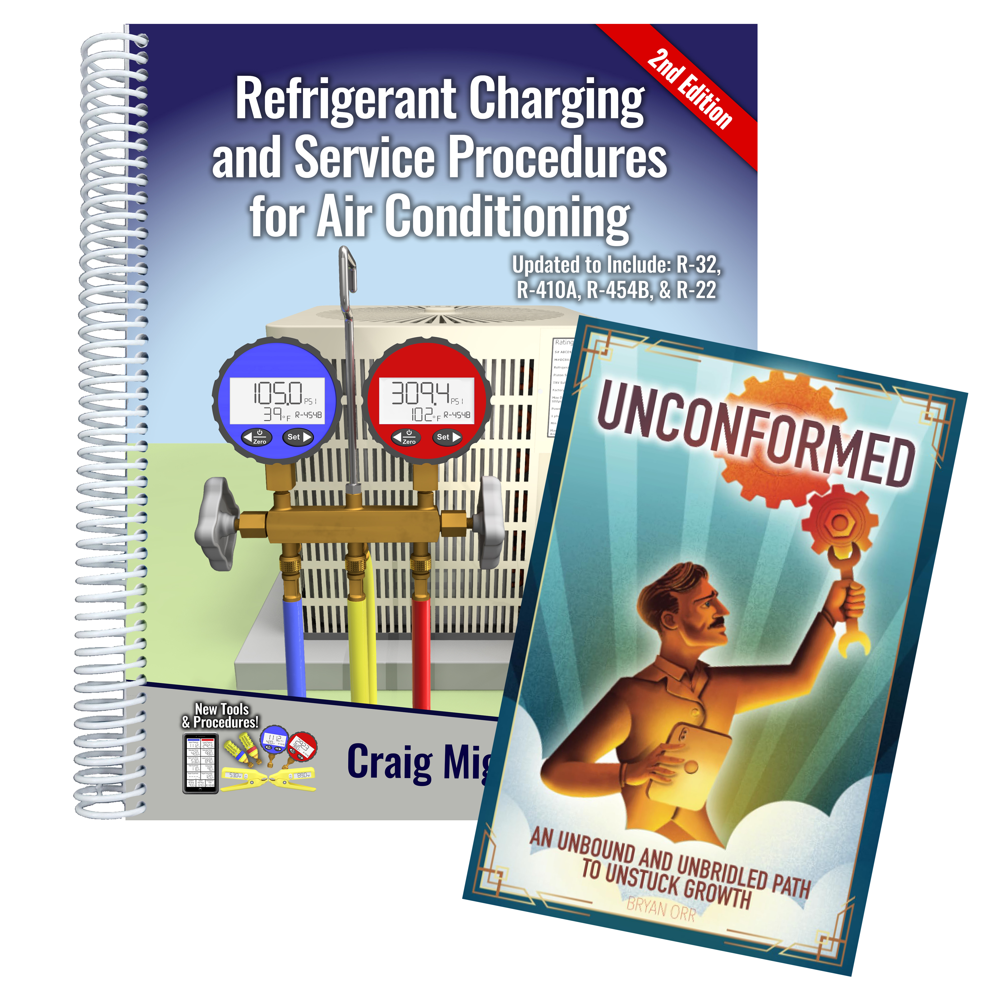 NEW 2nd Edition Refrigerant Paperback and Unconformed Combo