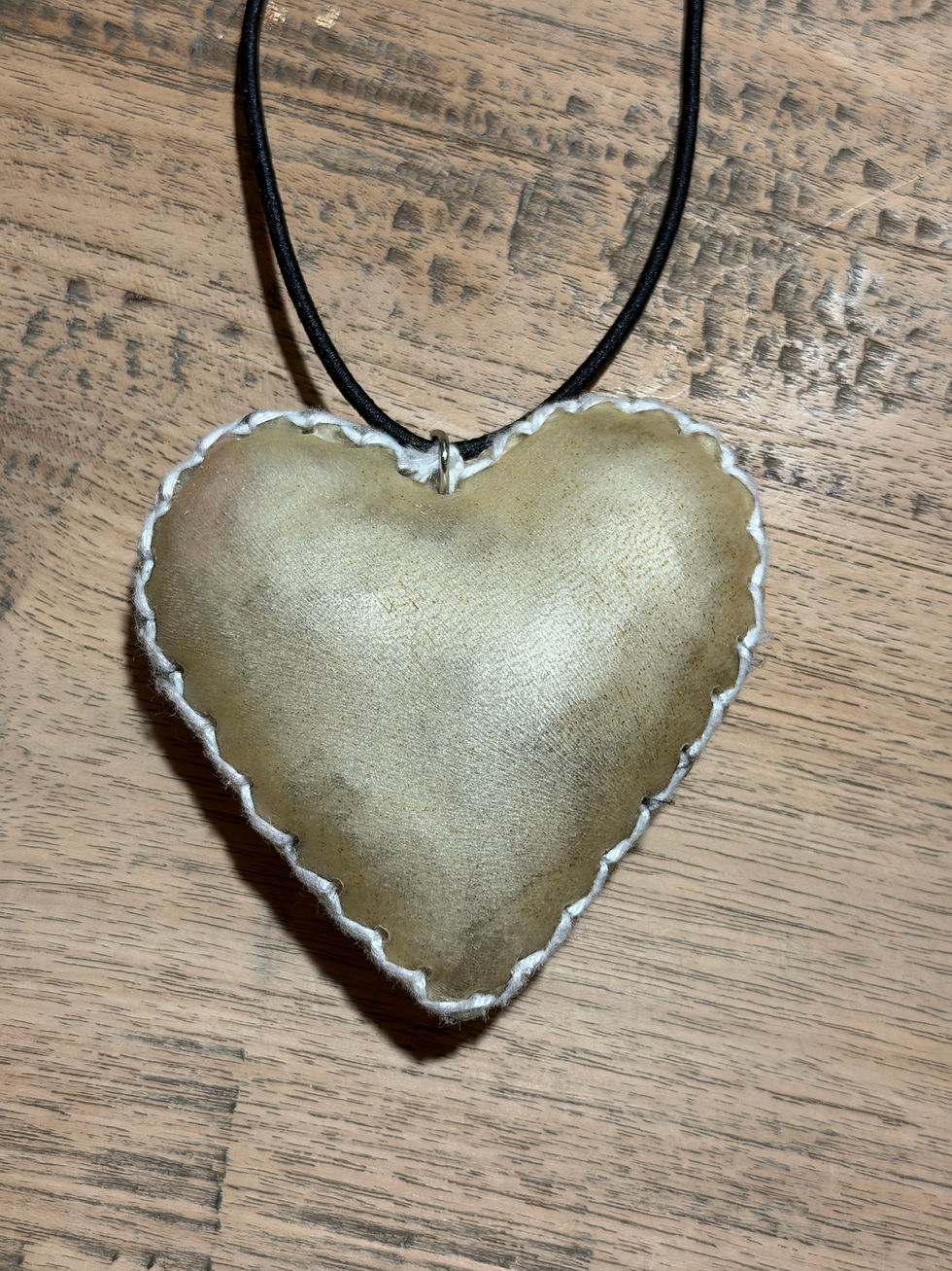 Thumbnail: Halsketting Hart Ratel van Paardenhuid