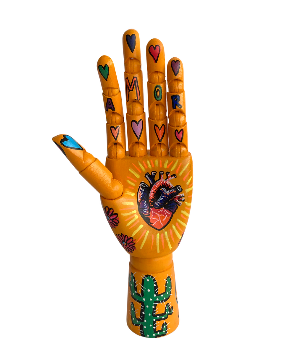Miniatura: HAND ART FRIDA mão articulada