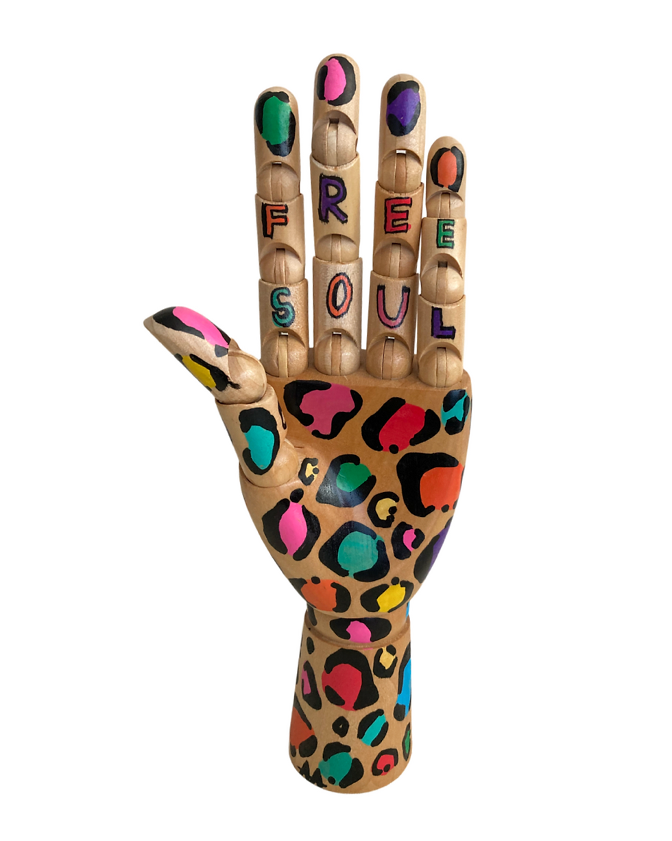 Miniatura: HAND ART ONÇA mão articulada